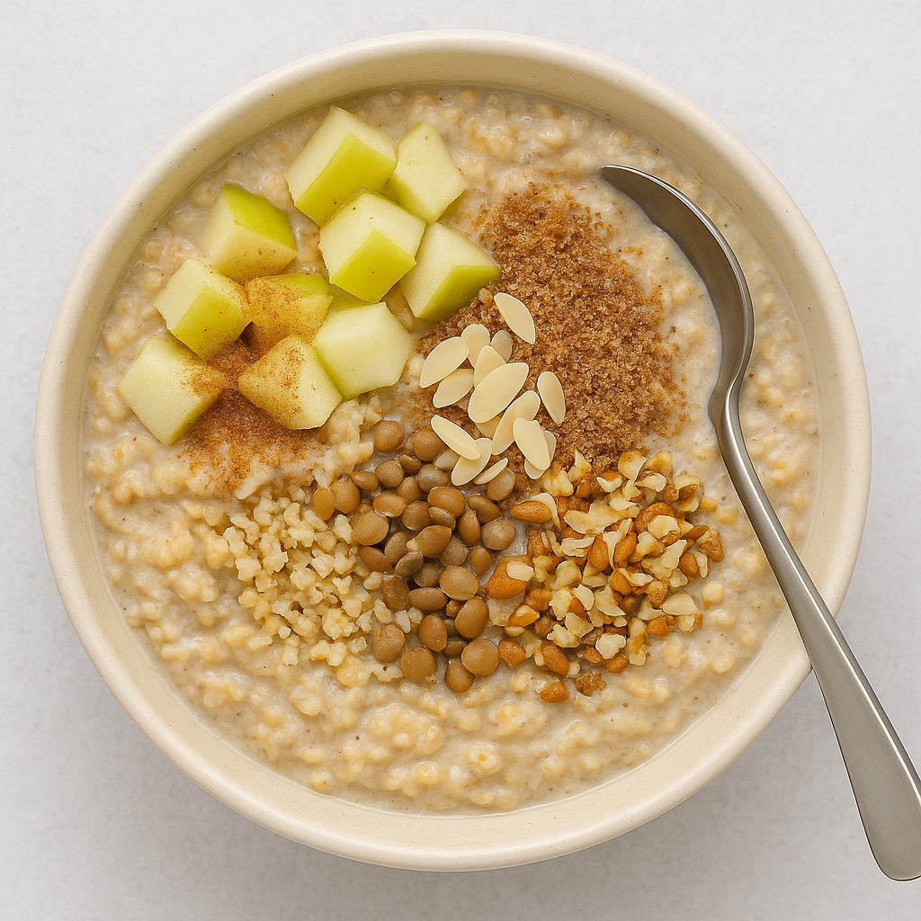 Ballaststoffhaltiges Frühstück - mal süß, mal salzig