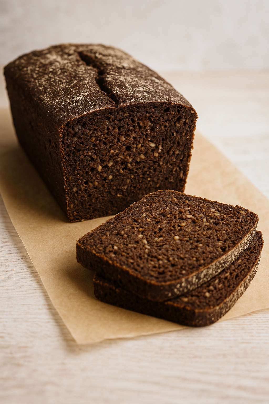 Schwarzbrot - Pumpernickel, selbstgemacht